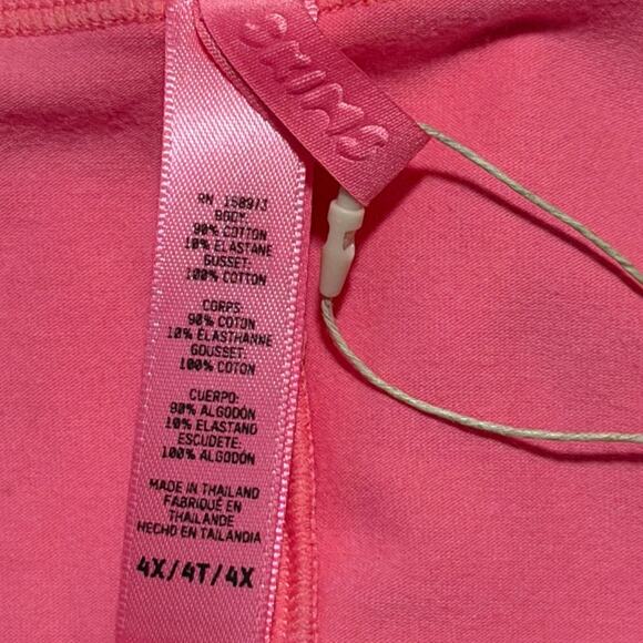 SKIMS Cotton Jersey Scoop Neck Bodysuit 4X — Sugar Pink NWT - Picture 4 of 5